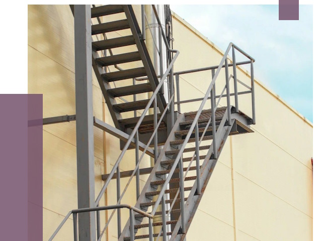 Пожарные лестницы в Кисловодске от 12833 руб. — монтаж и продажа | ПРОЛЁТ-Ксл