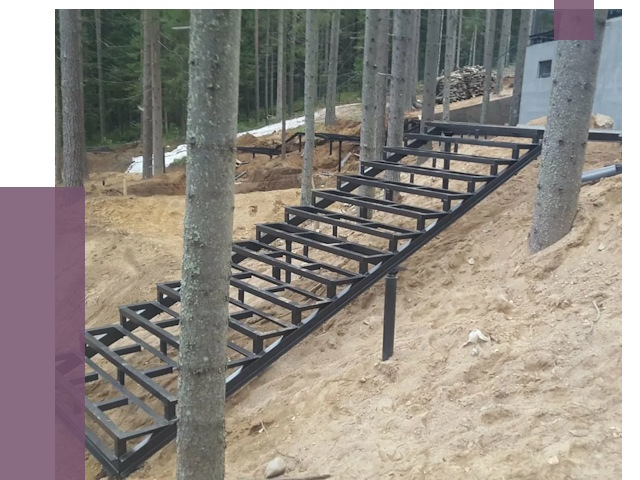 Монтаж металлических лестниц в Кисловодске от 14170 руб. 