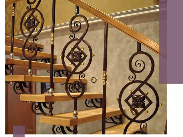 Изготовление кованых лестниц под ключ в Кисловодске