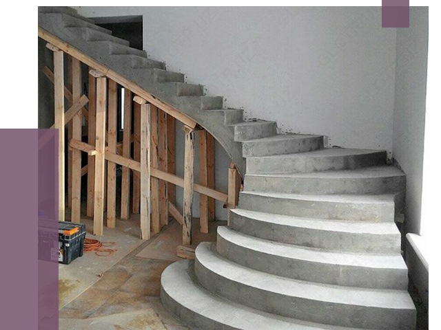 Изготовление бетонных лестниц под ключ в Кисловодске от 20853 руб. | ПРОЛЁТ-Ксл