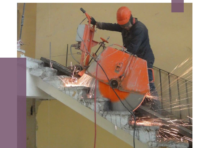 Демонтаж бетонных лестниц в Кисловодске от 4812 руб. за м2 | ПРОЛЁТ-Ксл