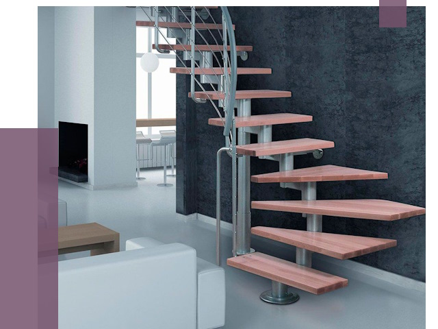 Модульные лестницы в Кисловодске от 17645 руб. — купить в ПРОЛЁТ-Ксл