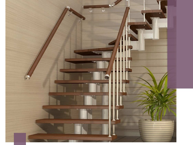 Изготовление модульных лестниц под ключ в Кисловодске