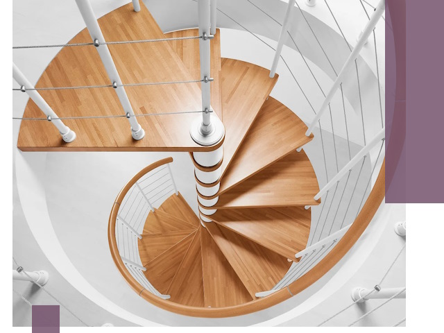 Изготовление винтовых лестниц под ключ в Кисловодске