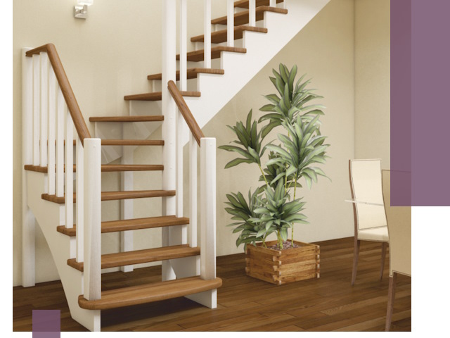 Г-образные лестницы под ключ в Кисловодске — изготовление и монтаж