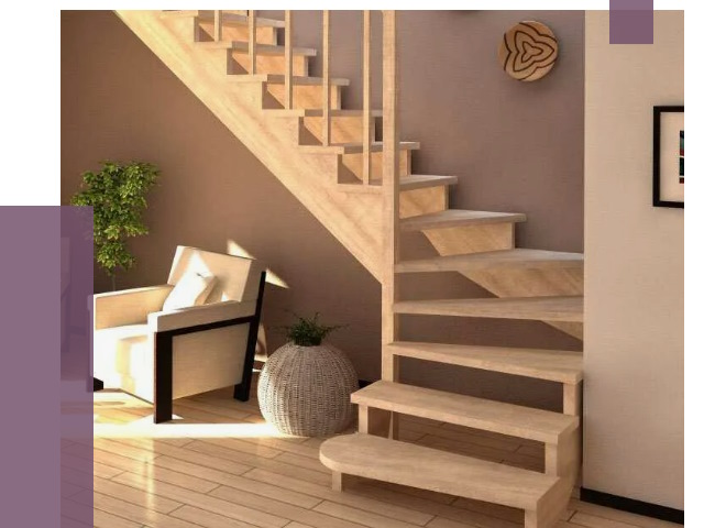 Изготовление Г-образных лестниц в Кисловодске от 19784 руб. 