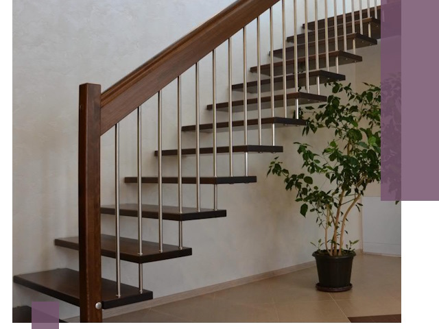 Лестницы на больцах под ключ в Кисловодске – изготовление и монтаж