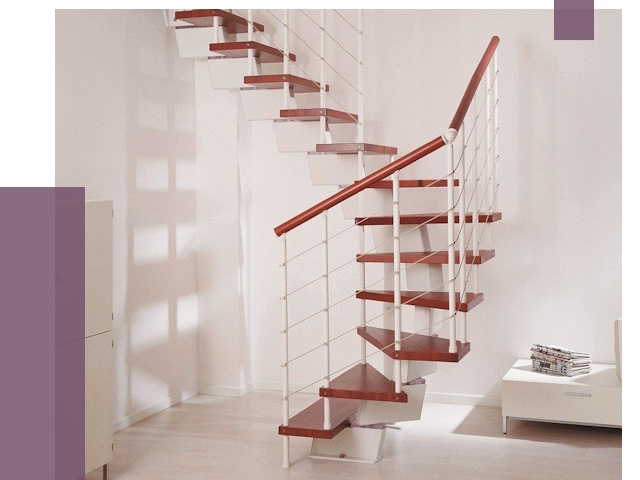 Изготовление лестниц на больцах в Кисловодске от 10159 руб. | ПРОЛЁТ-Ксл