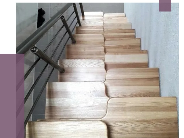 Лестницы гусиный шаг в Кисловодске от 13635 руб. под ключ | ПРОЛЁТ-Ксл