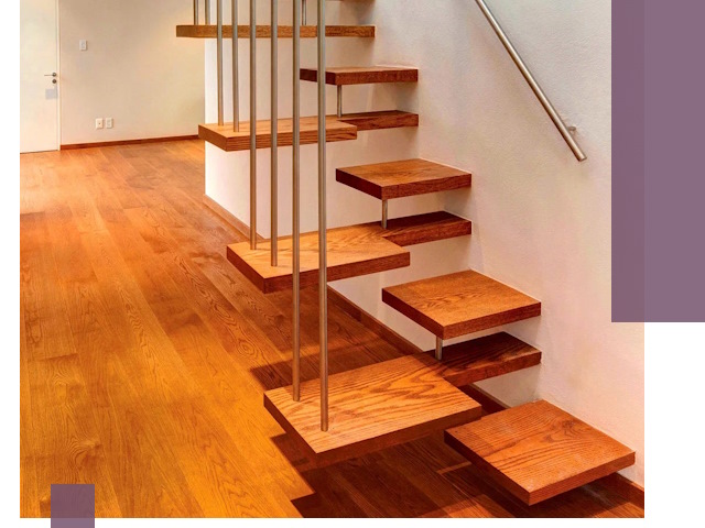 Лестницы «гусиный шаг» на заказ в Кисловодске для узких пространств