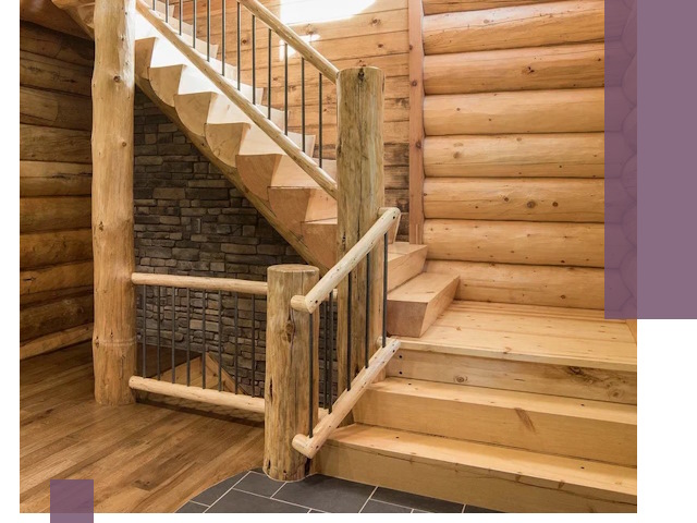 Лестницы в баню под заказ и профессиональный монтаж в Кисловодске