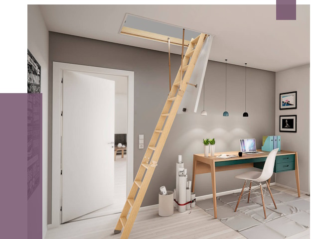 Чердачные лестницы в Кисловодске — от 15239 руб. | ПРОЛЁТ-Ксл