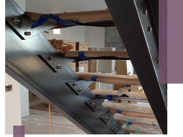 Усиление лестничных конструкций и усиление опор в Кисловодске