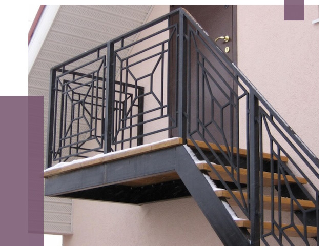 Металлические перила в Кисловодске от 4491 руб.  | ПРОЛЁТ-Ксл