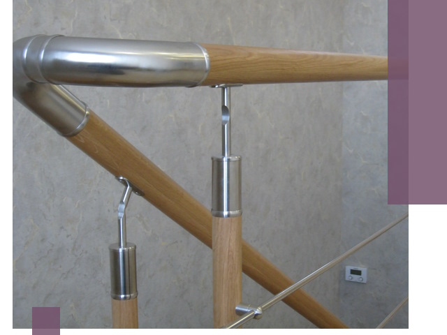 Комбинированные перила на заказ в Кисловодске — монтаж и производство