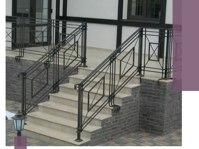 Перила для крыльца в Кисловодске — монтаж, изготовление и установка