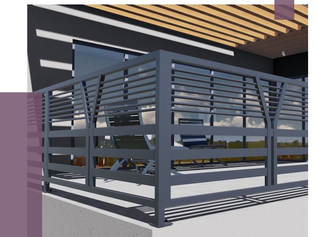 Изготовление балконных ограждений в Кисловодске от 11229 руб. | ПРОЛЁТ-Ксл