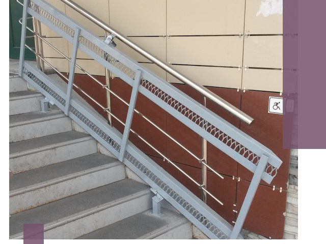 Изготовление откидных пандусов под ключ в Кисловодске