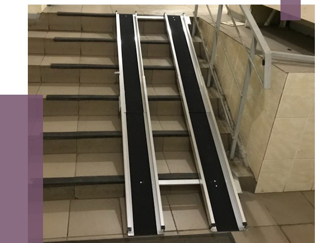 Установка пандуса в подъезд в Кисловодске от 8341 руб. под ключ | ПРОЛЁТ-Ксл