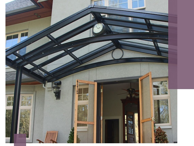 Изготовление и монтаж навесов и козырьков в Кисловодске