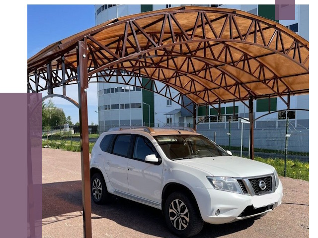 Недорогие навесы в Кисловодске от 44915 руб.  | ПРОЛЁТ-Ксл