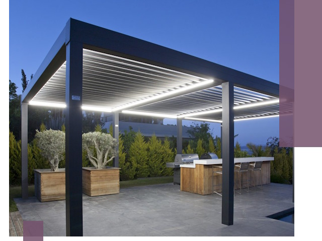 Навесы отдельно стоящие под ключ в Кисловодске из металла и поликарбоната