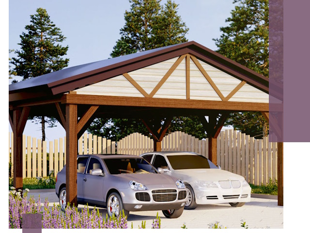 Навесы для автомобиля в Кисловодске — изготовление и монтаж