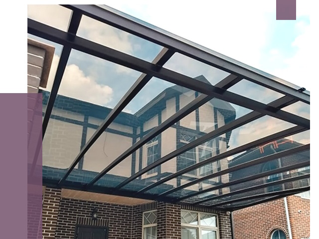 Навесы из поликарбоната в Кисловодске от 9004 руб. под ключ — ПРОЛЁТ-Ксл