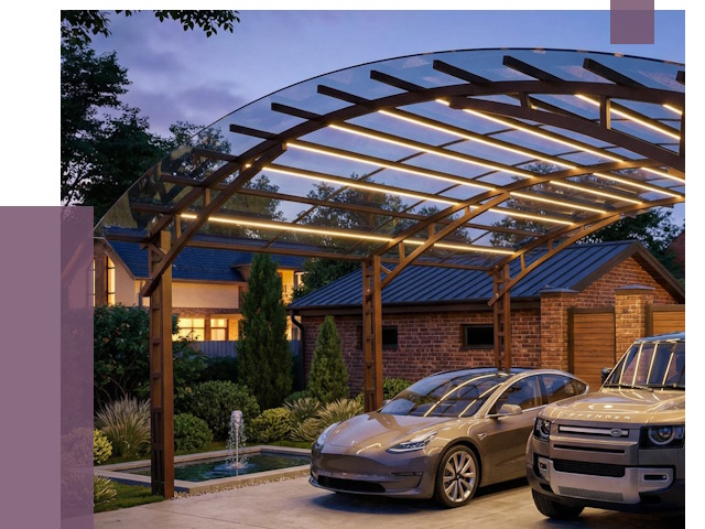 Металлические навесы в Кисловодске от 13261 руб. под ключ — ПРОЛЁТ-Ксл