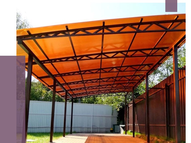 Односкатные навесы под ключ в Кисловодске от 13742 руб. 