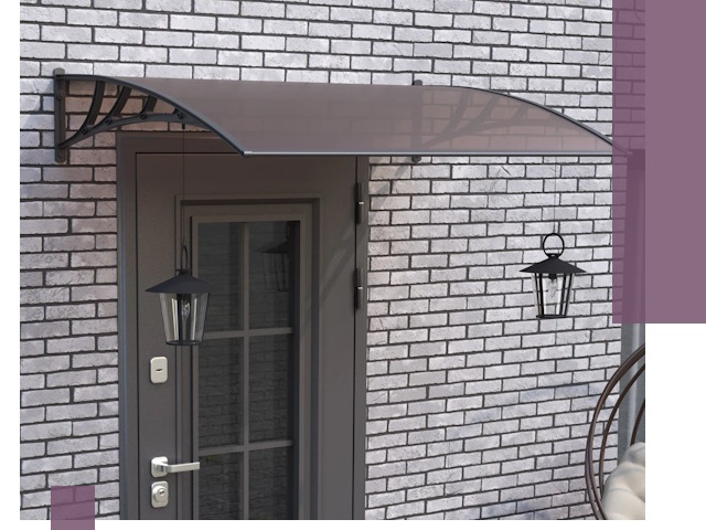 Недорогие козырьки и навесы под ключ в Кисловодске