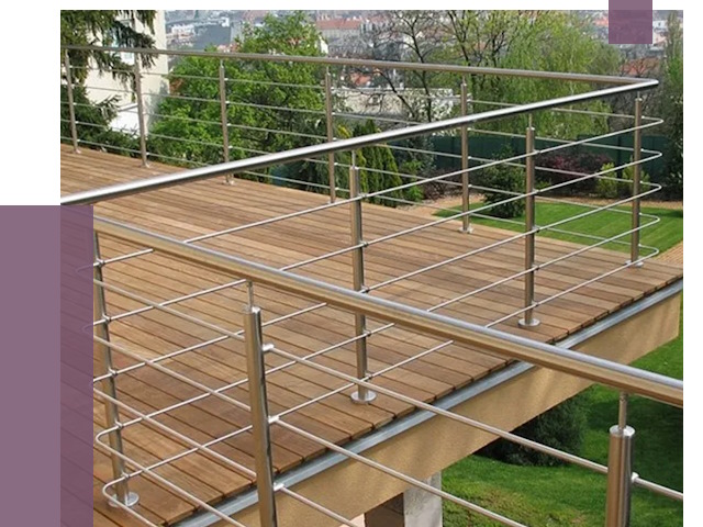 Алюминиевые парапеты в Кисловодске под ключ от 8127 руб. 