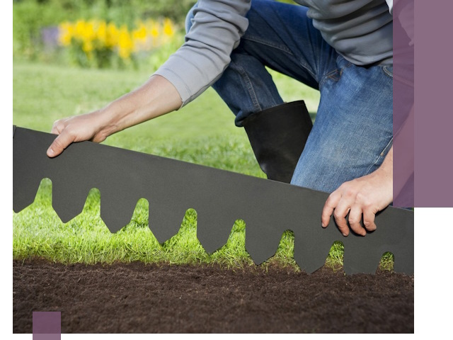 Металлические бордюры для газона в Кисловодске — изготовление и монтаж