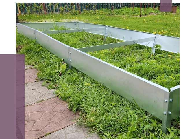 Металлические бордюры для грядок в Кисловодске от 1871 руб. 