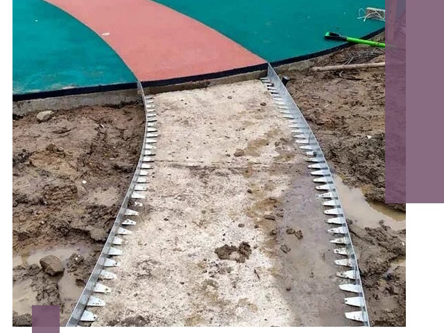 Металлические бордюры для дорожек в Кисловодске — монтаж и изготовление