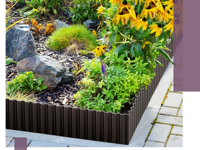 Металлические бордюры для клумб в Кисловодске — производство и монтаж