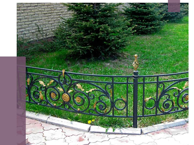 Кованые газонные ограждения в Кисловодске от 7967 руб. — ПРОЛЁТ-Ксл