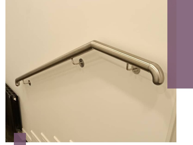 Изготовление пристенных поручней в Кисловодске под ключ за сроки