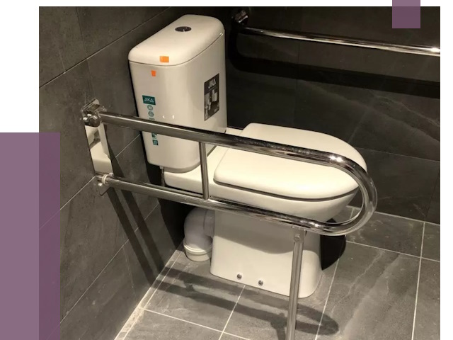 Поручни для санузлов в Кисловодске от 4491 руб. | ПРОЛЁТ-Ксл