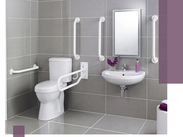 Поручни для санузлов в Кисловодске: установка, ремонт и монтаж