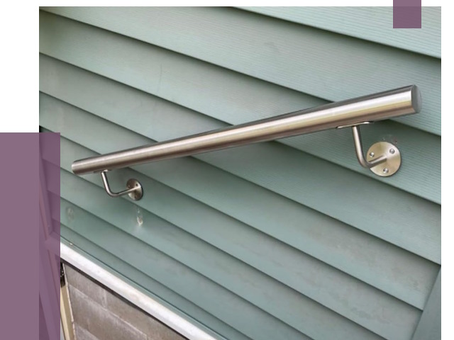 Поручни из нержавеющей стали в Кисловодске от 8021 руб.  | ПРОЛЁТ-Ксл