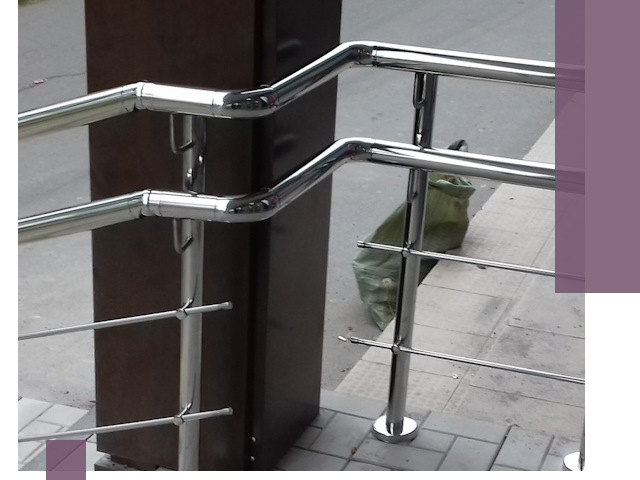 Монтаж поручней из нержавеющей стали в Кисловодске качественно и быстро